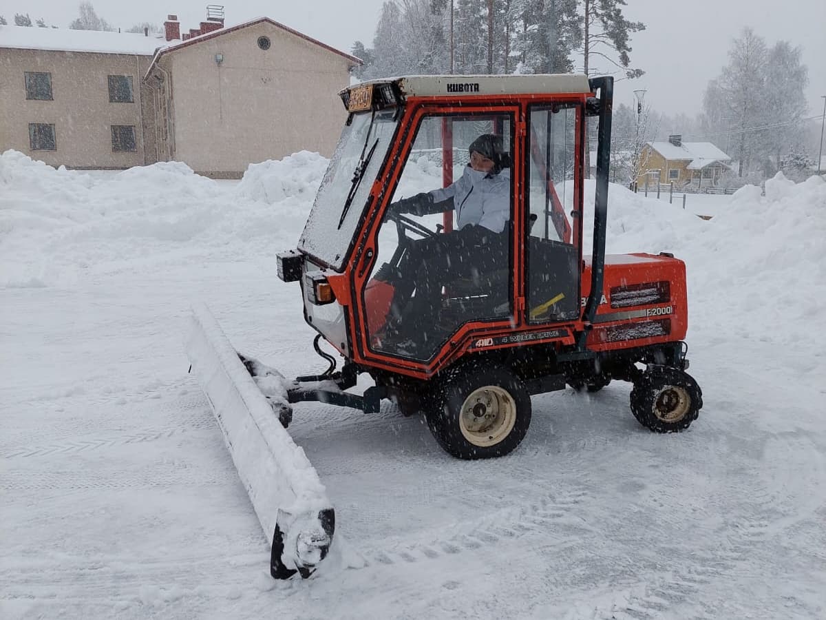 Snow-plowing